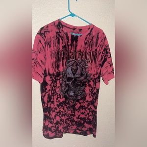 Red & black Affliction Tshirt